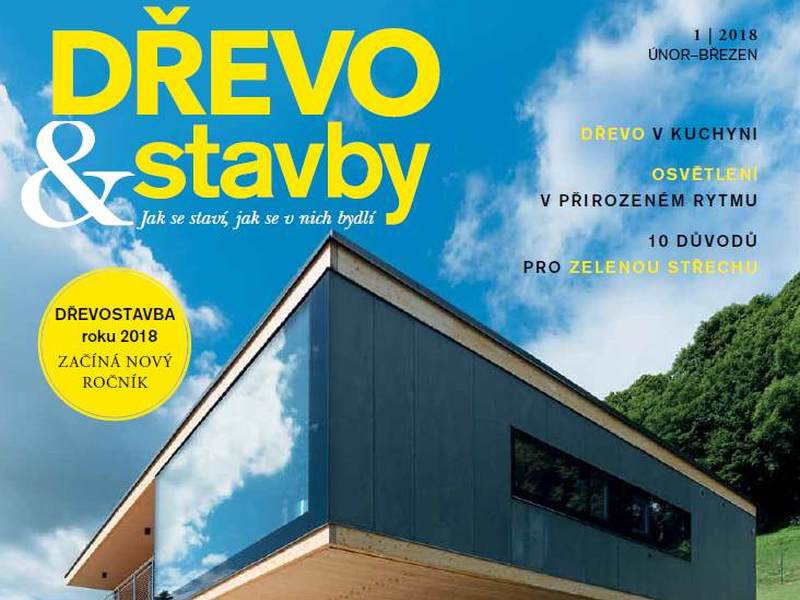 Letošní první číslo časopisu DŘEVO&stavby představuje 7 moderních dřevostaveb. Vede je Jaguár. (online ochutnávka)